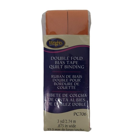 Wrights Bias Tape Single Double Fold Iron On Hem Tape Quilt Binding Bundle - Picture 4 of 8